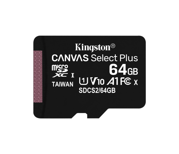 Kingston 64GB microSDXC Canvas Select Plus 100MB/s - 522794 - zdjęcie 2